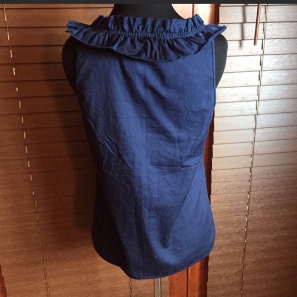 J Crew Ruffle Tank - Picture 2 of 5